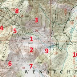 Topographic map practice sheet answer key