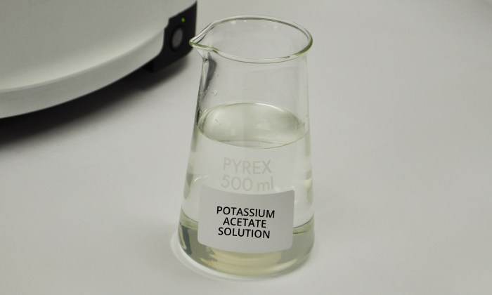 Potassium acetate van't hoff factor