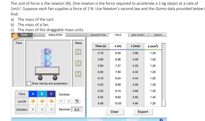 Fan cart physics gizmo quiz answers