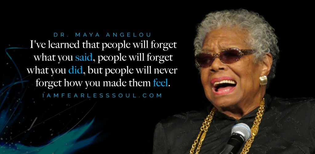 Maya angelou champion of the world