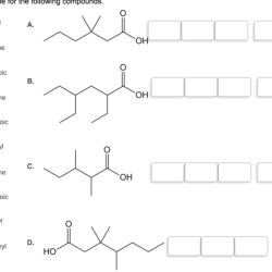 Give iupac names for the following structures.